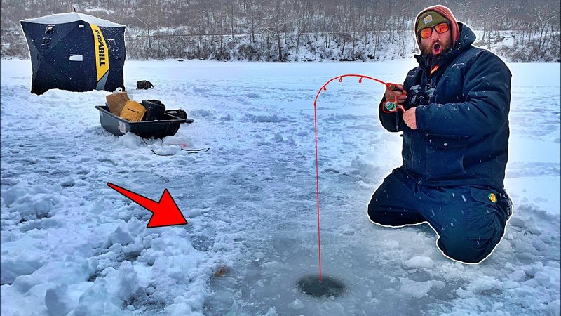 Ice fishing live casino, ice fishing gambling game